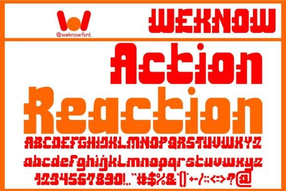 Action Reaction Typeface: A Display Font Review for Digital Branding