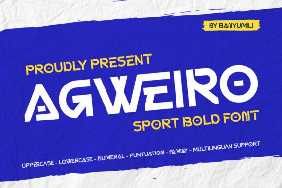 Agweiro Font: A Bold Choice for Sports-Inspired Editorial Design