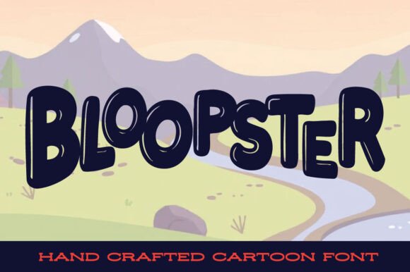 Bloopster: A Playful Display Typeface for Editorial Design