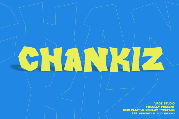 Chankiz: A Playful Display Font for Creative Branding Projects