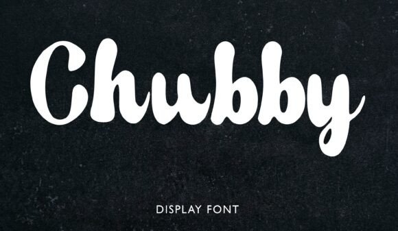 Chubby Ink Font: A Display Typeface for Creative Makers
