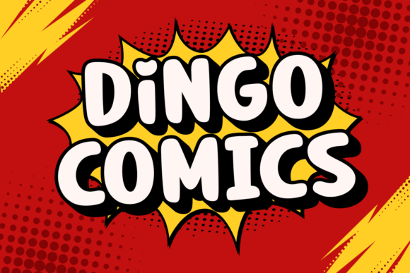 Dingo Comics: A Playful Display Typeface for Publishing