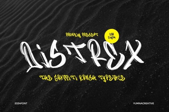 Distrex: A Bold Display Typeface for Modern Branding
