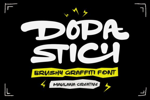 Dopa Stich: A Bold Display Typeface for Impactful Design