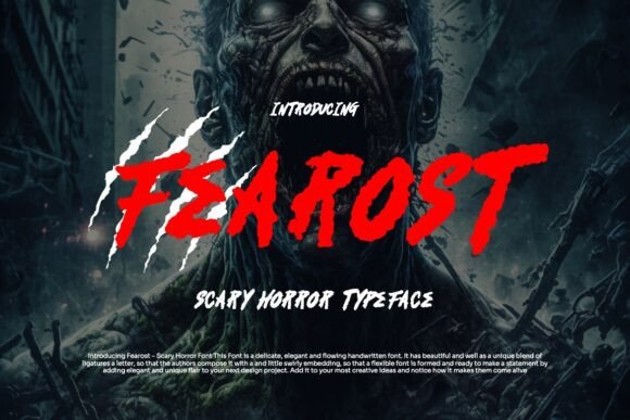 Fearost Font: A Bold Choice for Eerie Editorial Design