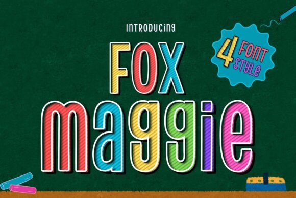Fox Maggie: A Playful Display Font for Memorable Brand Identity