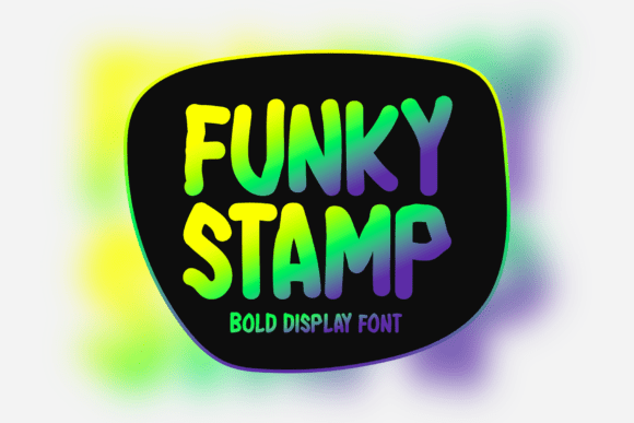 Funky Stamp: A Bold Typeface for Creative Makers