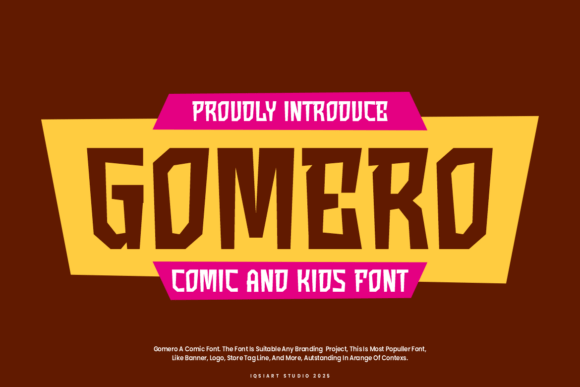 Gomero Font: A Playful Typeface for Web Designers