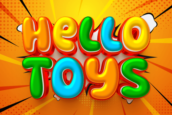 Hello Toys Font: A Playful Display Typeface for Digital Projects