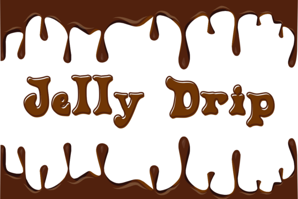 Jelly Drip Font: A Bold Display Typeface for Editorial Creativity