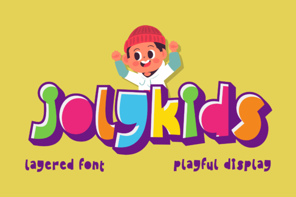 Jolykids Display Font — A Playful Typeface for Digital Designers