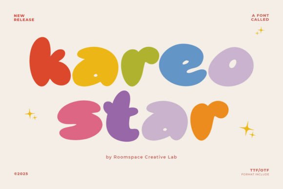 Kareo Star: A Playful Display Font for Bold Marketing Moments