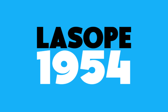 Lasope 1954 Font Review: A Bold Typeface for High-Impact Campaigns