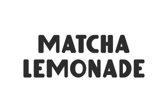 Matcha Lemonade Font: A Bold Display Typeface for Digital Designers