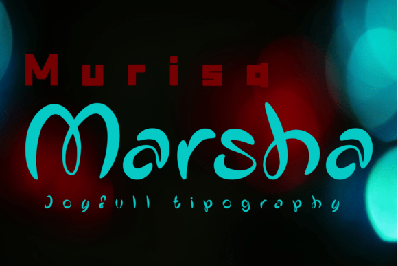 Murisa Marsha Display Font for Creative Projects