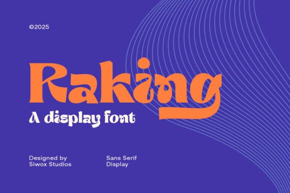 Raking: A Display Font with Bold Personality