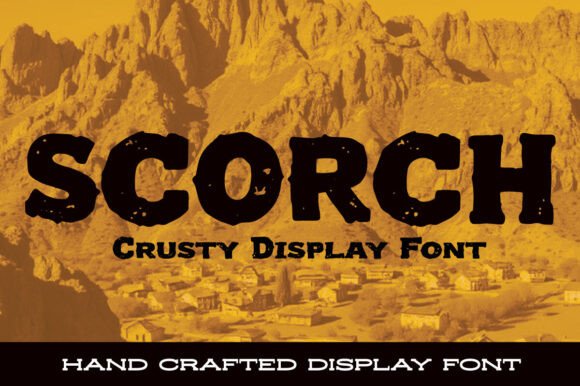 Scorch Font: A Bold Display Typeface for Digital Branding