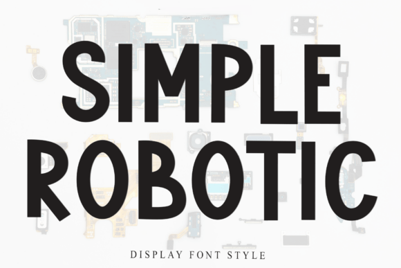 Simple Robotic Font: A Bold Choice for Business Branding