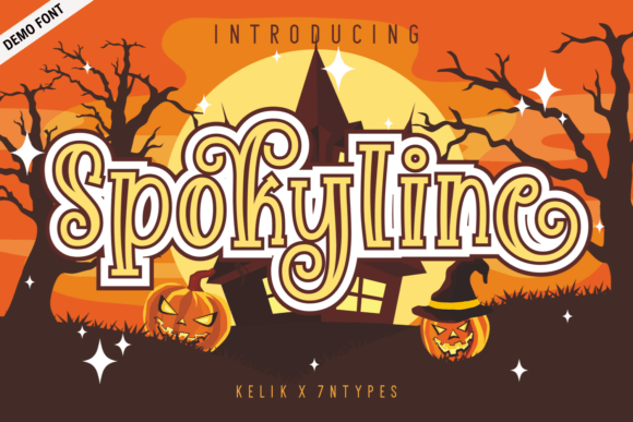 Spokyline Demo: A Bold Halloween Typeface for Creative Makers