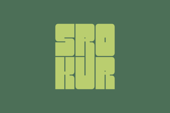 Srokur Font Review: A Bold Display Typeface for Striking Branding