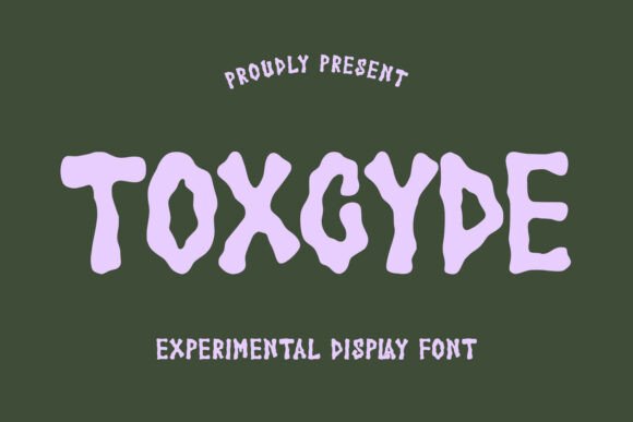 Toxcyde: A Bold Display Font for Creative Publishing