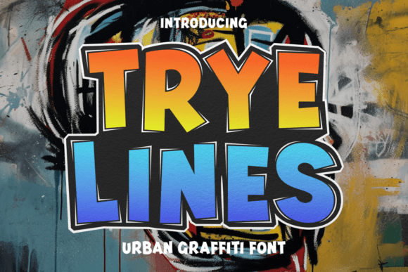 Trye Lines Font: A Bold Typeface for Creative Makers