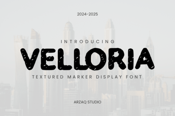 Velloria Font: A Playful Typeface for Bold Branding