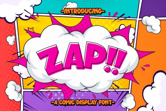 Zap: A Bold Display Font for Editorial Elegance